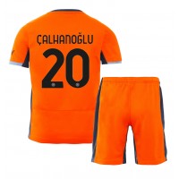 Inter Milan Hakan Calhanoglu #20 Tredje Tröja Barn 2023-24 Kortärmad (+ Korta byxor)